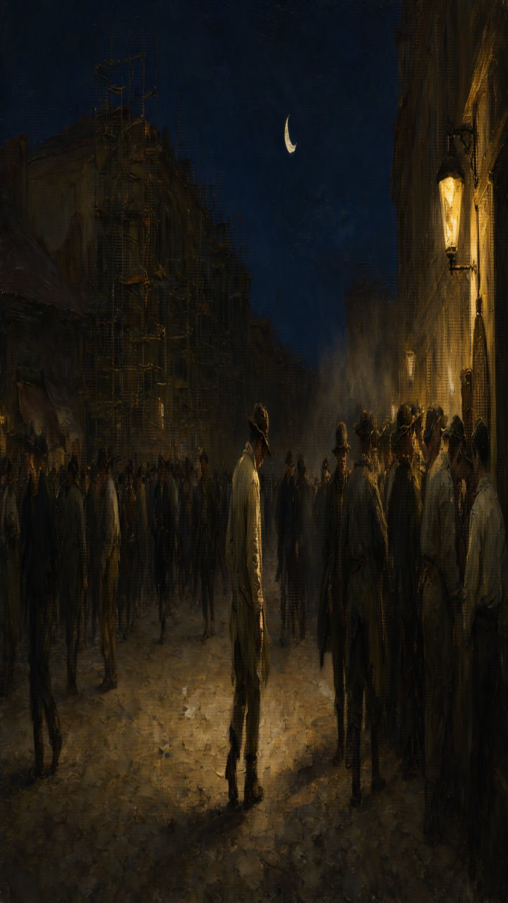 The hot, crowded streets of St. Petersburg.