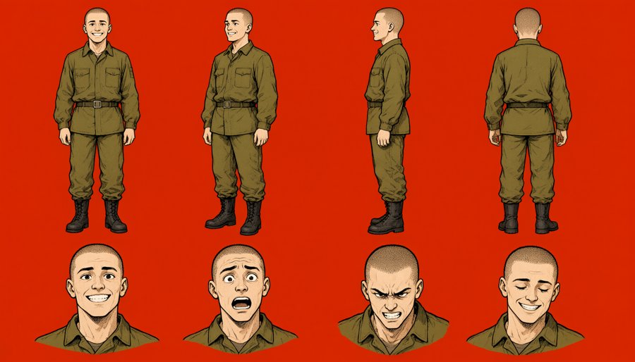 The dashing soldier