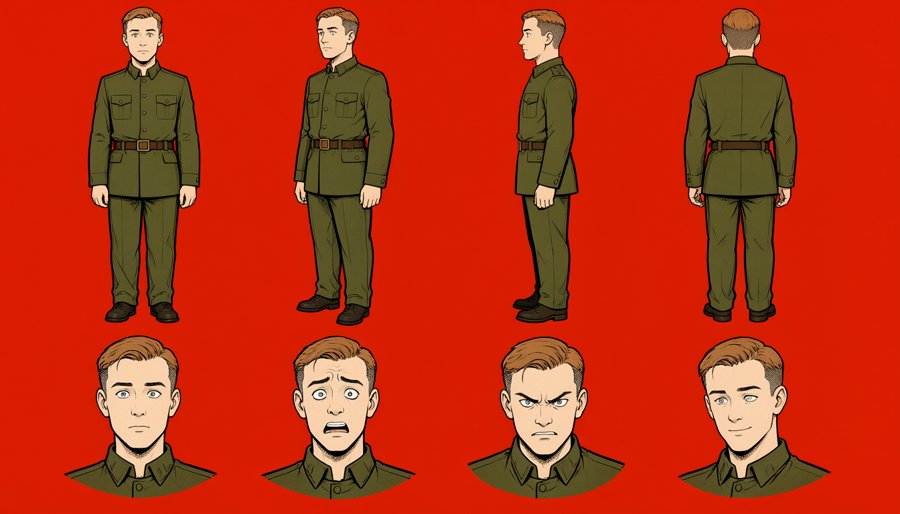 Zhenyok, the soldier